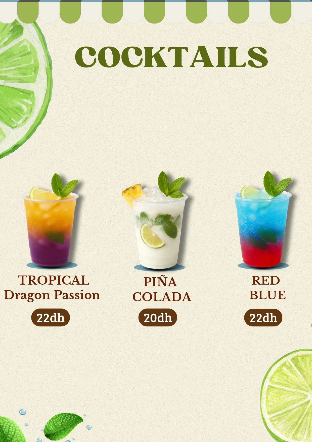 Menu page 10